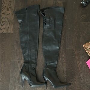 Black Over-the-Knee Women's Boots
